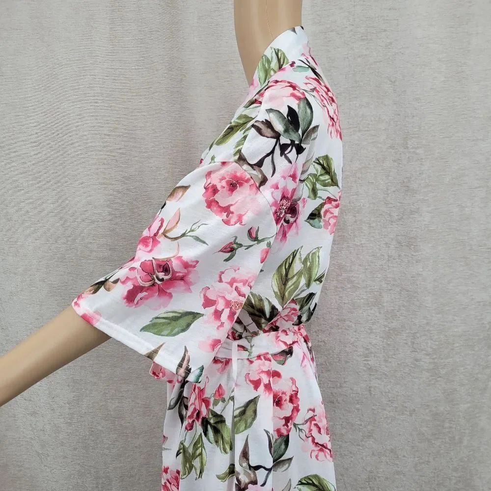Show Me Your MuMu Floral Robe - Pink and Green - Picture 5 of 8